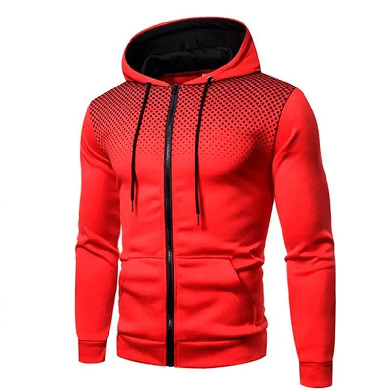 2023 Autumn and Winter New European and American Solid Color Fleece Sweater Pants Men's Casual Zipper Sports Hat Set
