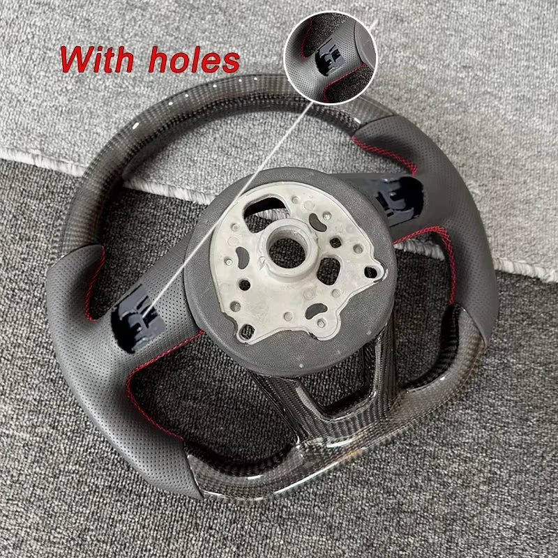 Upgraded carbon fiber material for steering wheel accessories suitable for Audi RS3 RS4 RS5 A3 A4 A5 S3 S4 S5 2017-2021