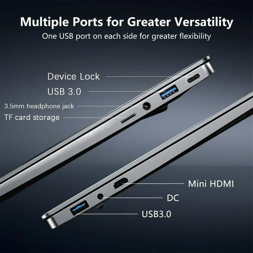 2026 New 14.1" intel Core i9-10980HK laptop 16GB RAM 1/2TB SSD Portable laptops Windows 11 Pro Office Gaming Notebook computer