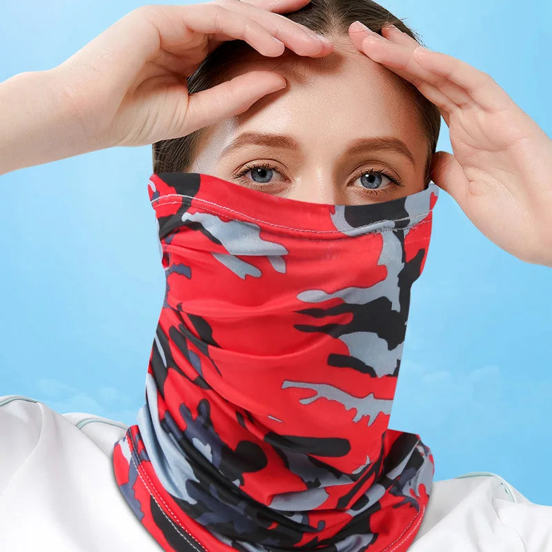 Summer Sports Bandana Breathable UV SunProtection Camping Hiking Cycling Scarves Headwear Men Women Neck Warmer Tube Magic Scarf