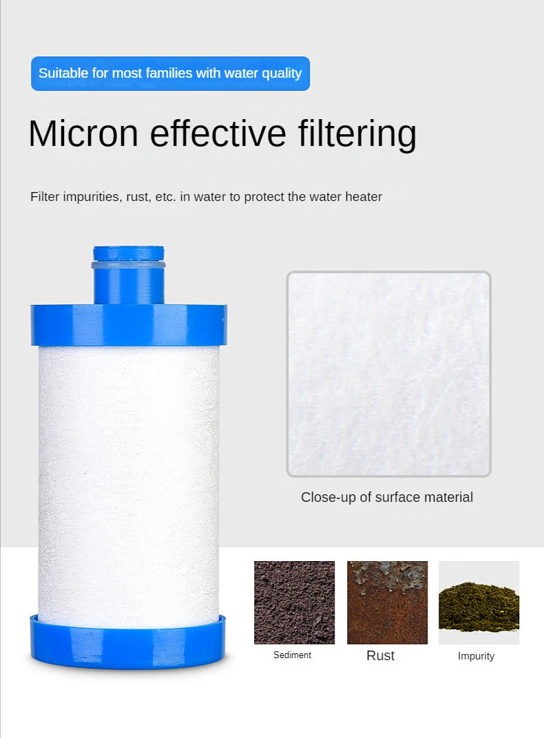Purifier Output Universal Shower Filter PP Cotton Shower Strainer Water Pre-filter For Washing Machine Kitchen Faucet Accessory