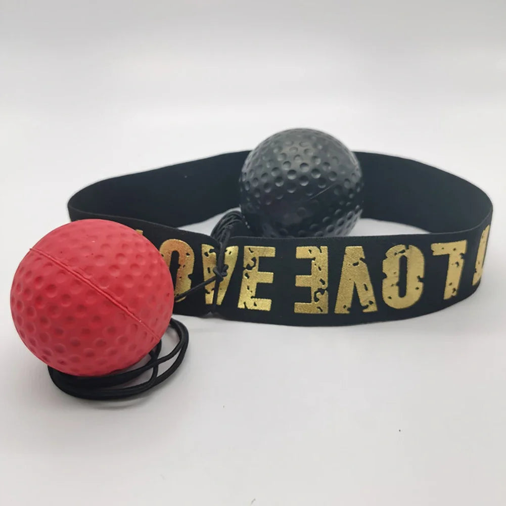 New Set Boxing Speed Ball Head-mounted PU Punch Ball MMA Sanda Training Hand Eye Reaction Home Sandbag Fitness Boxing Equipment