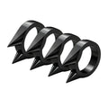 Cat Ear Shape Ring - Unisex Window Breaker Rings, Safety Spike Rings, Small Anti-Wolf Rings, Punk-Style Zinc Alloy Jewelry 3pcs