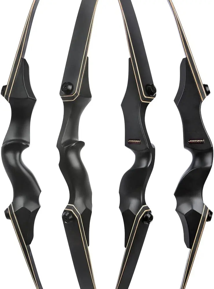 60 Inch Archery Takedown Recurve Bow F171A for Adults/Youth 30-60Lbs American Hunting Bow Magnesium Alloy Metal  Right Handed