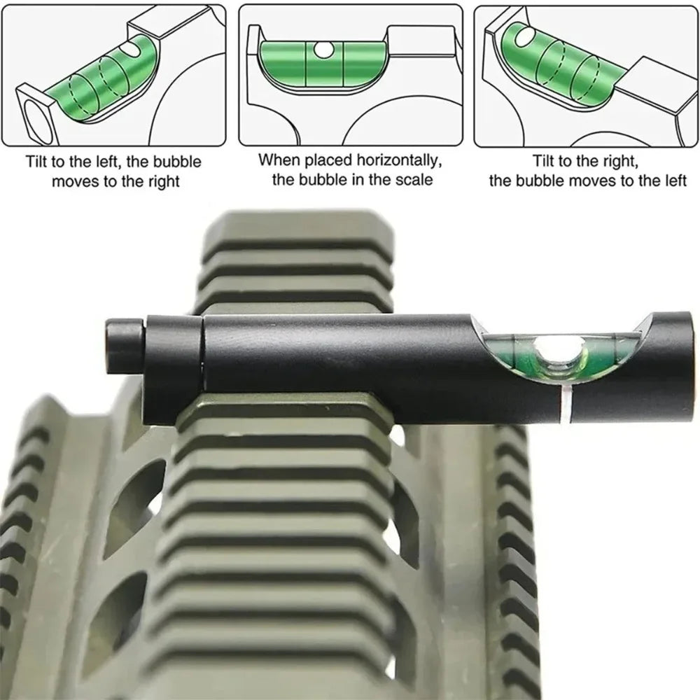 Optics Riflescope Bubble Levels- Picatinny Scope Level | Accurate Shooting Alignment Tool| Durable for Precise Scope
