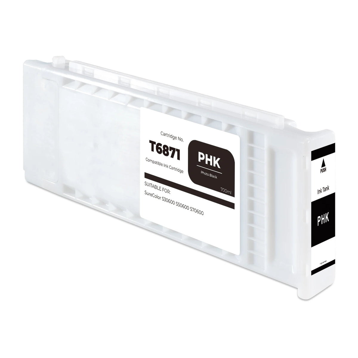T6871 T6872 T6873 T6874 Compatible Ink Cartridge with Weak Solvent Ink with Chip for Epson S30600 S50600 S70600 Printer Ink