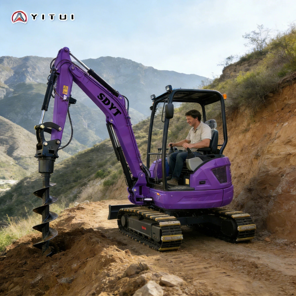New 2.6 Ton Mini Excavator Crawler Small Excavator With Cab Hydraulic For Home Customized Ce/Epa Certified