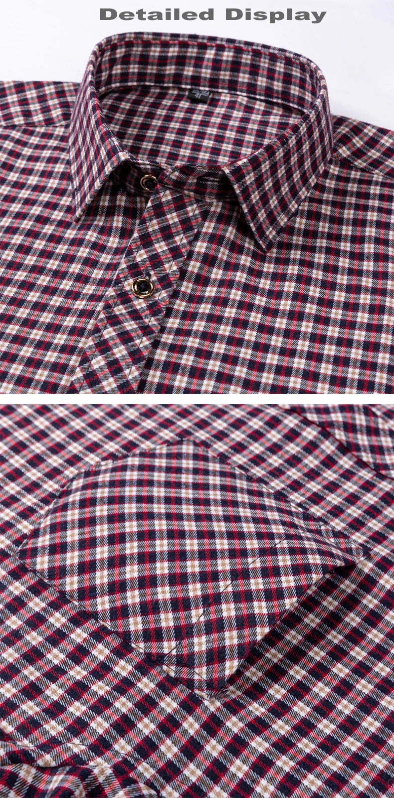 2024 New Fashion Men's Plaid Shirt Long Sleeve Cotton Regular Fit Men Casual Flannel Shirts Leisure Autumn Male Blouse Clothing