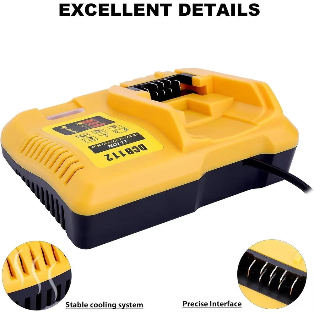 DCB112 Lithium Battery Charger 18V 20V Converter Base Battery Adapter Plastic Electrical Tool Accessory