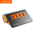 ORICO USB3.1 Gen2 HUB Aluminum USB HUB PC Splitter 10Gbps Super Speed With 12V Power Adapterfor MacBook PC Computer Accessories