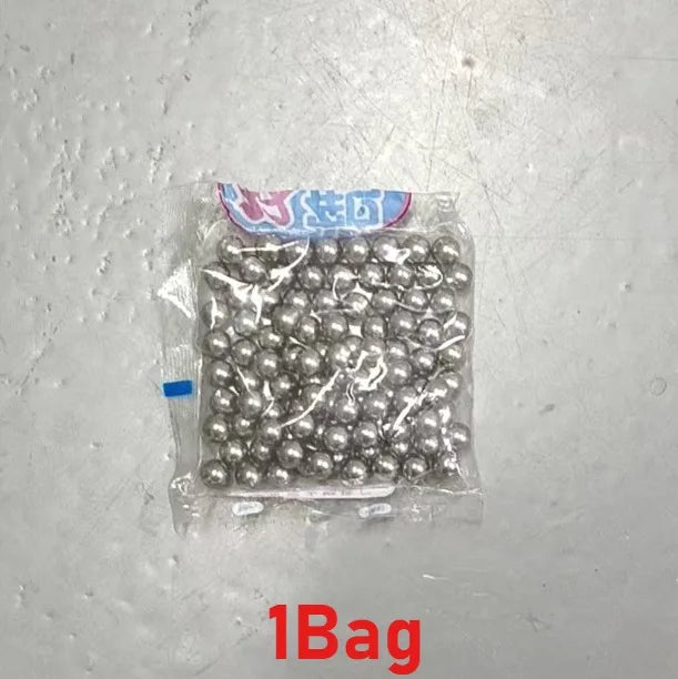 100pcs 6mm High Carbon Steel Ball Bullets Are Powerful and Suitable for Outdoor Shooting Bullets of G17 Alloy Toy Guns.