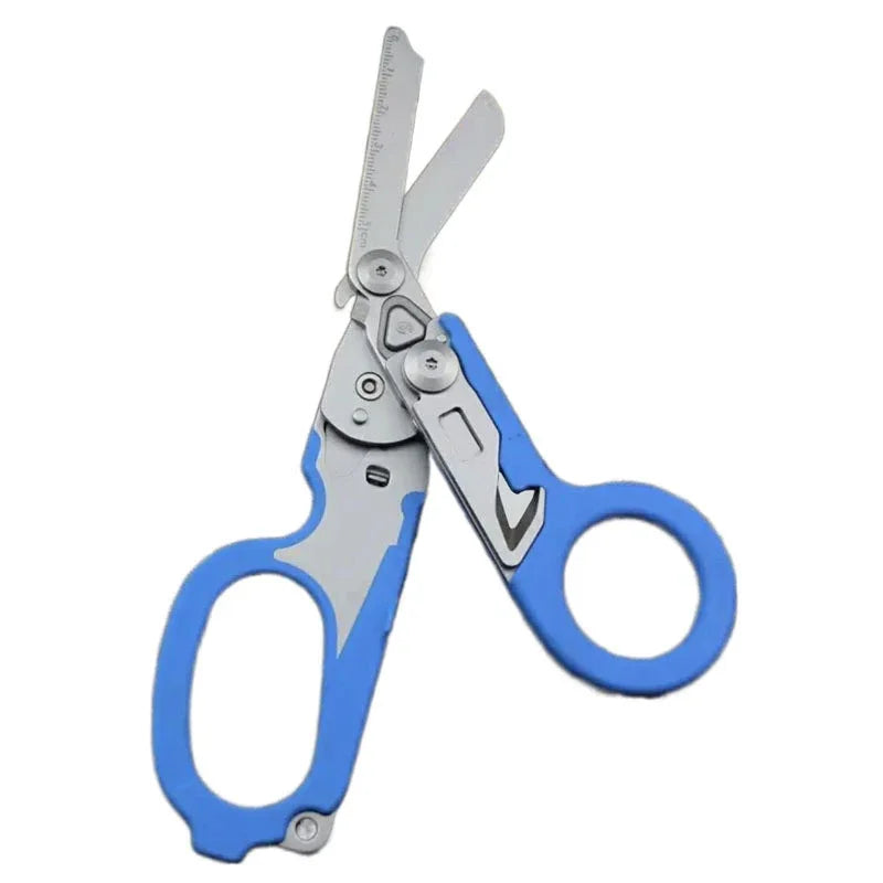 6 In1 Multifunction Medical Emergency Response Raptors Shears Foldable Scissors Pliers Tactical Outdoor Survival Tool Equipmen
