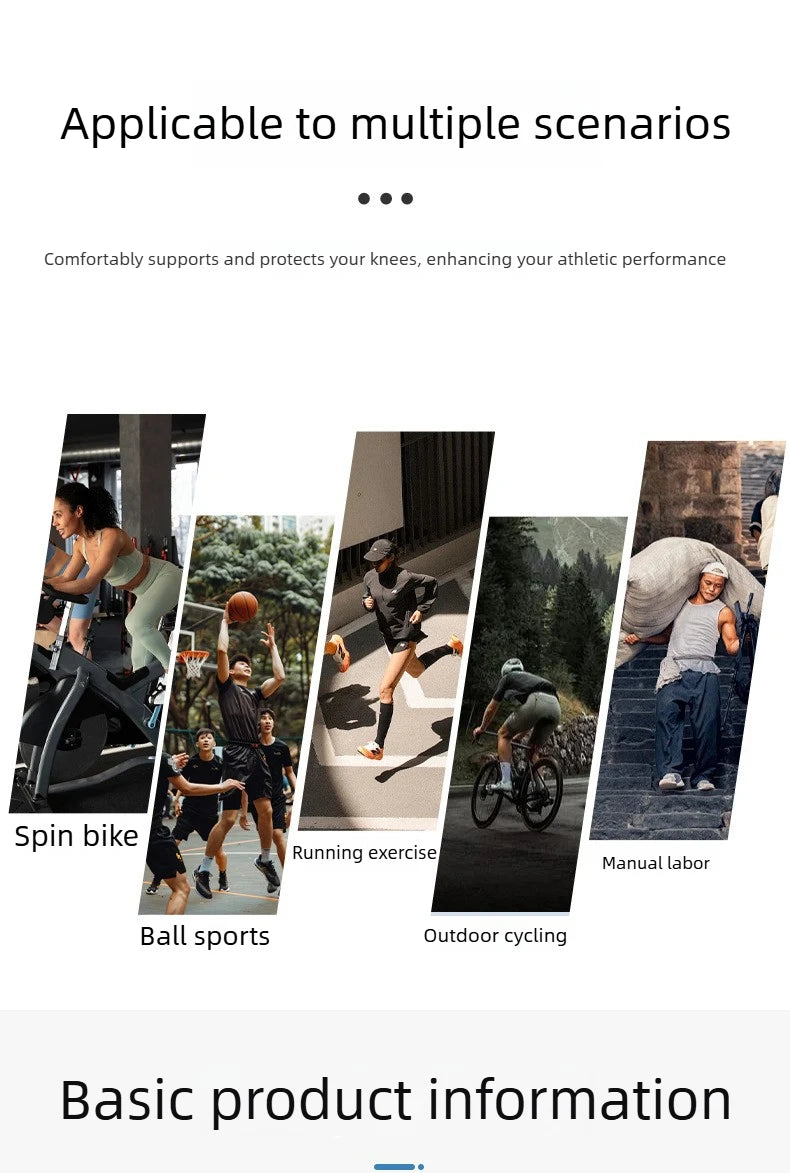 Adjustable Knob Knee Support Professional Sports Knee Brace for Basketball Football Running Badminton Fitness
