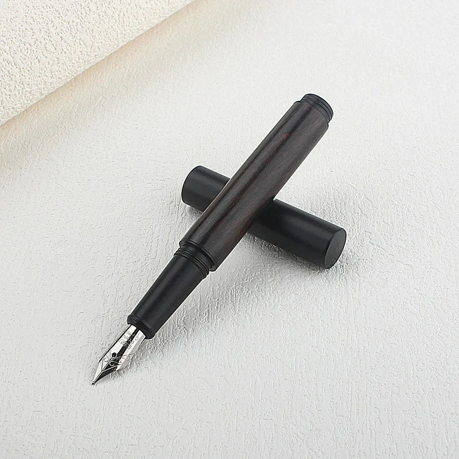 Exquisitely Designed Portable Pocket Vintage Mini Lipstick Pen Brass Solid Wood Materials Stationery Gifts Office Supplies