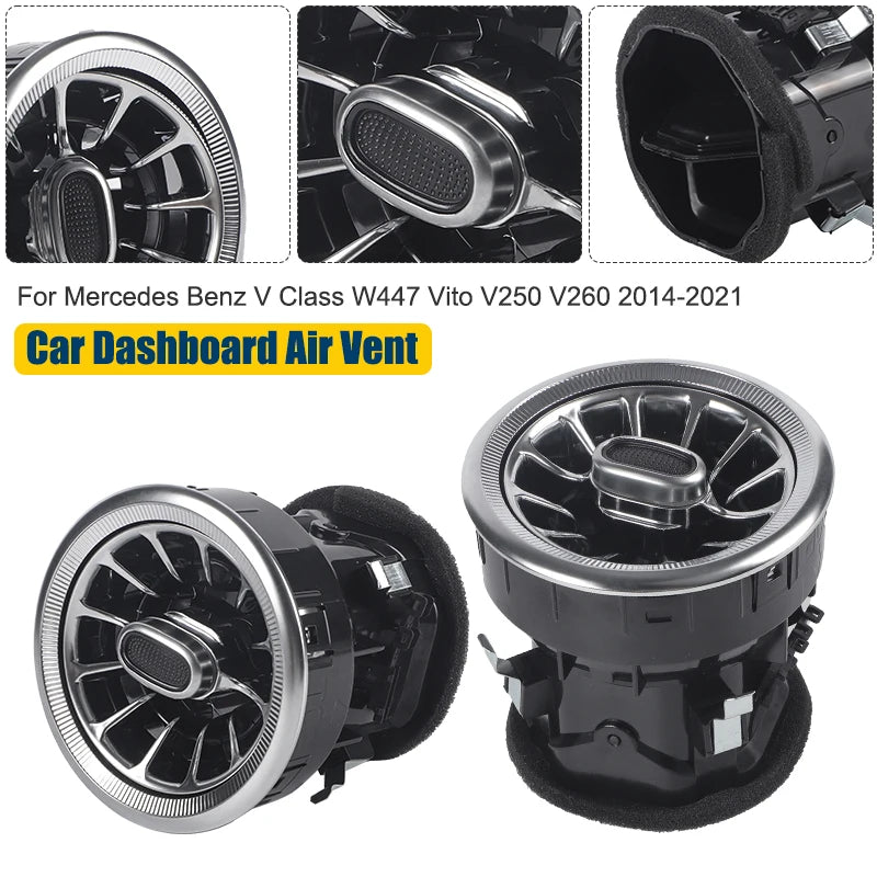 Air Vent Grilles Suitable for The Front Dashboard for Mercedes-Benz W447/Vito V250 V260 Vehicles A4478308602 A4478308502
