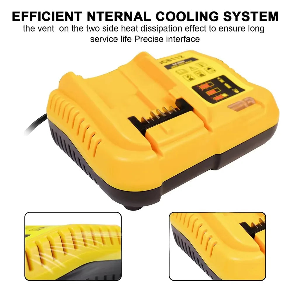 DCB112 Lithium Battery Charger 18V 20V Converter Base Battery Adapter Plastic Electrical Tool Accessory