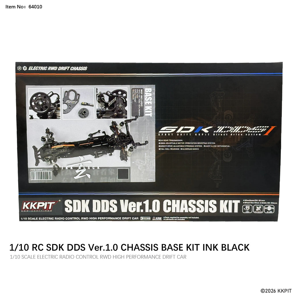 KKPIT SDK DDS Ver.1.0 1/10 Electric R/C DRIFT Chassis KIT