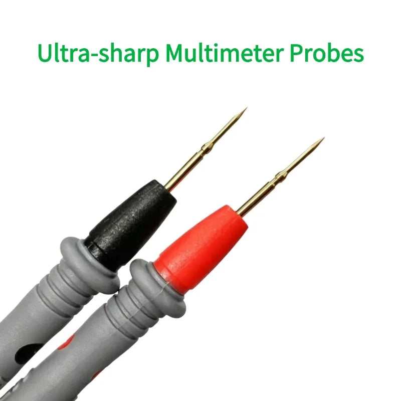 20A 1000V Universal Multimeter Test Leads, Ultra-sharp Tips PVC/Silicone Wire Probes for Electrical Testing