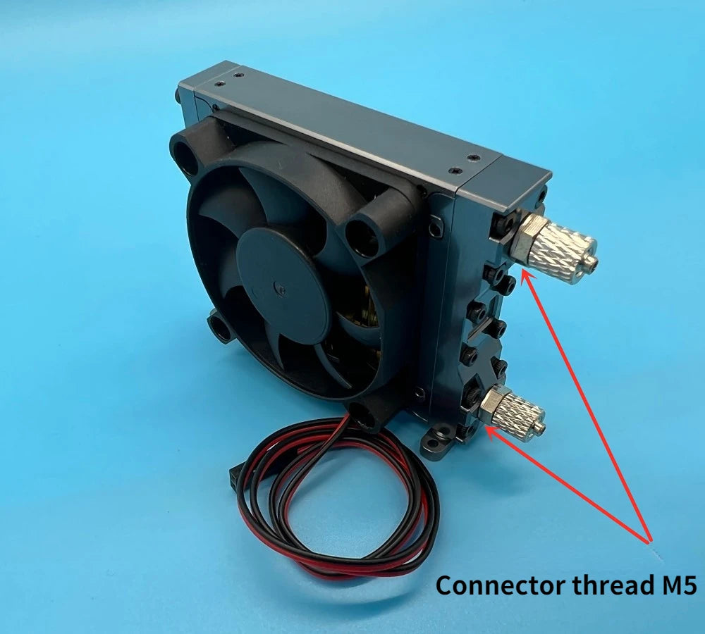 RC Hydraulic Model Radiator Hydraulic System Cooling Hydraulic Engineering Vehicle Applicable