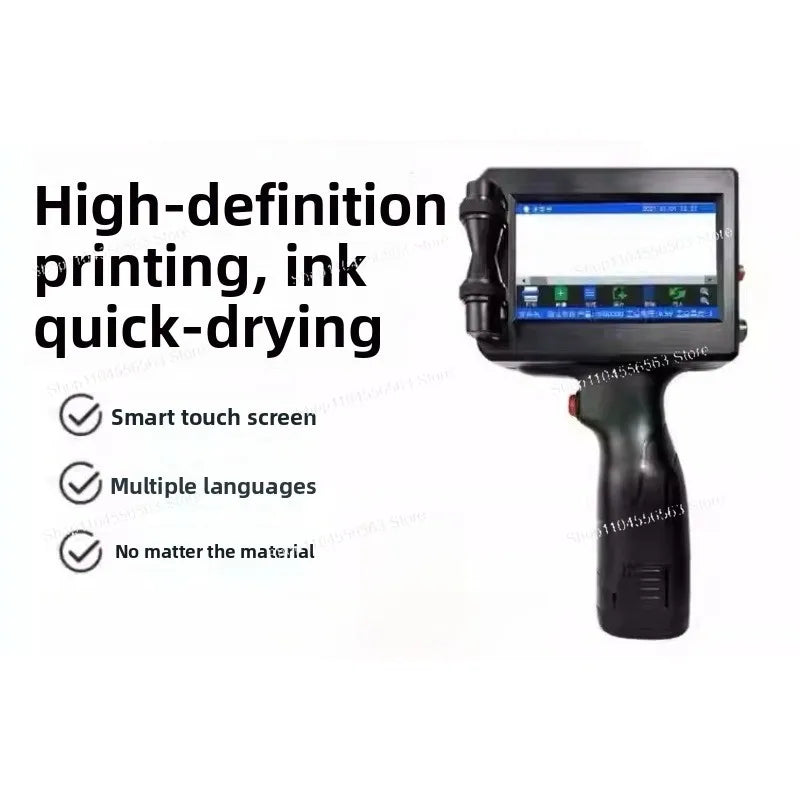 Cost-effective handheld inkjet printer - portable design with 3D scanner capabilities