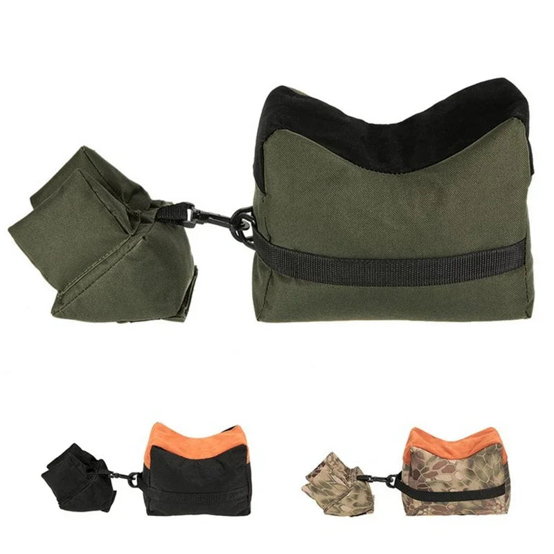 Portable Shooting Front and Rear Bench Rest Bag, Rifle Target Stand for Hunting Gun Support, Sandbag Stand Holders