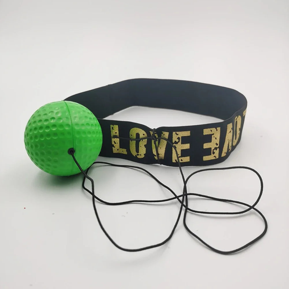 New Set Boxing Speed Ball Head-mounted PU Punch Ball MMA Sanda Training Hand Eye Reaction Home Sandbag Fitness Boxing Equipment