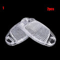 2Pcs High Quality Bike Spoke Reflector Oval&Round Plastic Flashing Night Reflectors Safety Warning Light Wheel Rim Reflective
