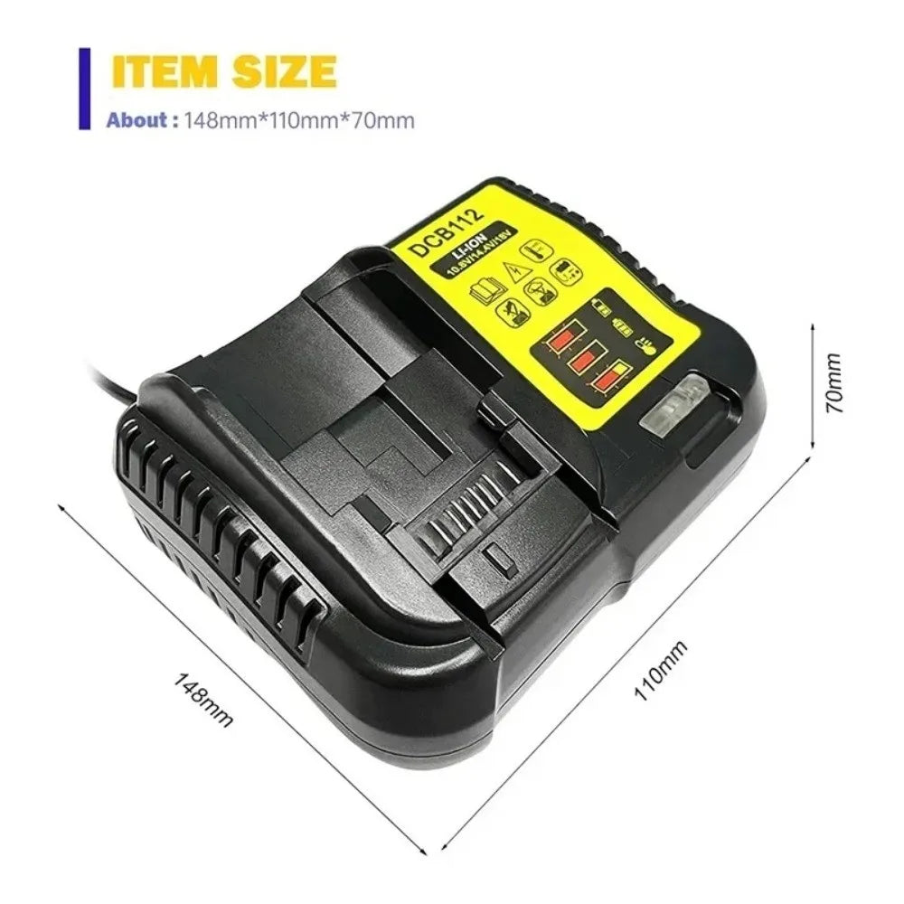 DCB112 Lithium Battery Charger 18V 20V Converter Base Battery Adapter Plastic Electrical Tool Accessory