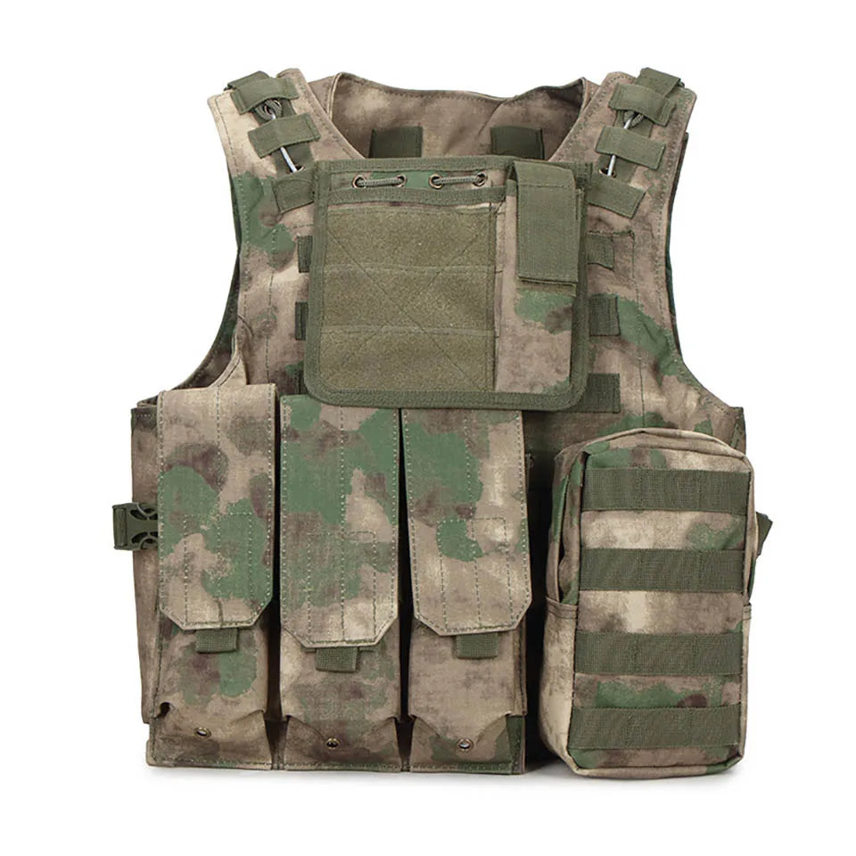 FX Camouflage Hunting Military Tactical Vest, Wargame Body Molle Armor, CS SWAT Team, Outdoor Jungle Equipment