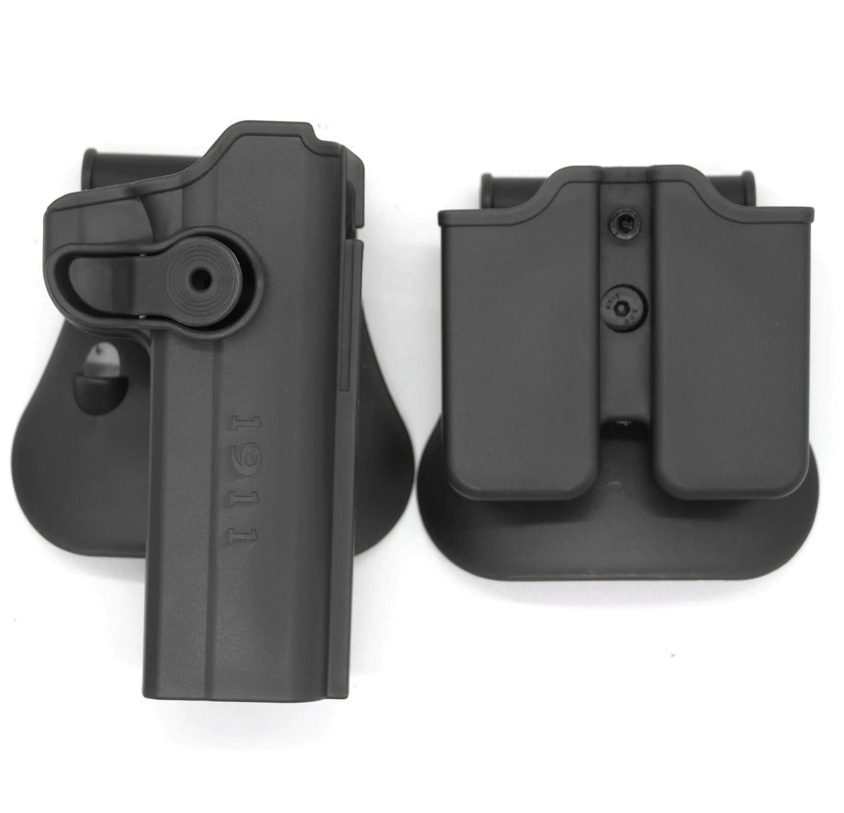 1911 Tactical Gun Holster with Double Magazine Pouch Pistol Holster Belt Holster Gun Paddle Carry Case For colt 1911 accessory