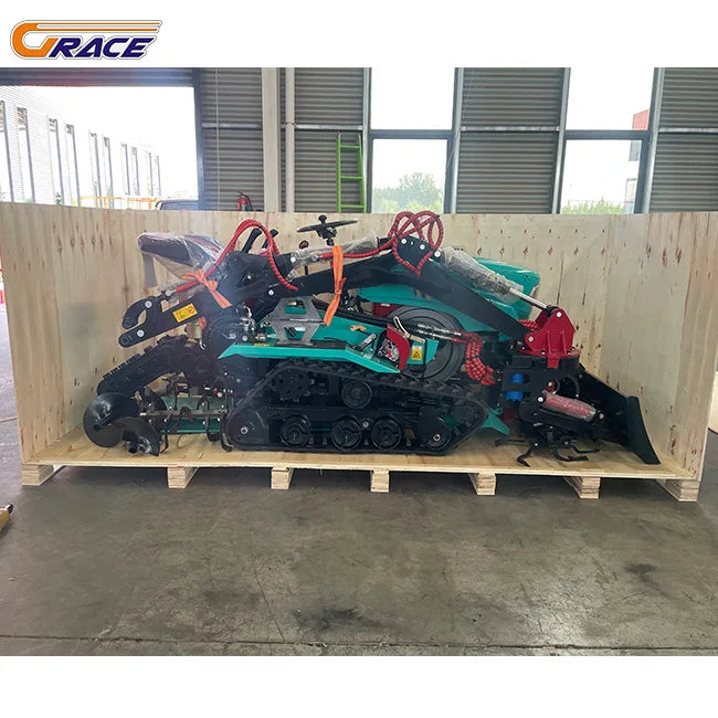 35HP Diesel Crawler Tractor EPA Approved Garden Cultivator With Excavator Parts For Farm & Orchard