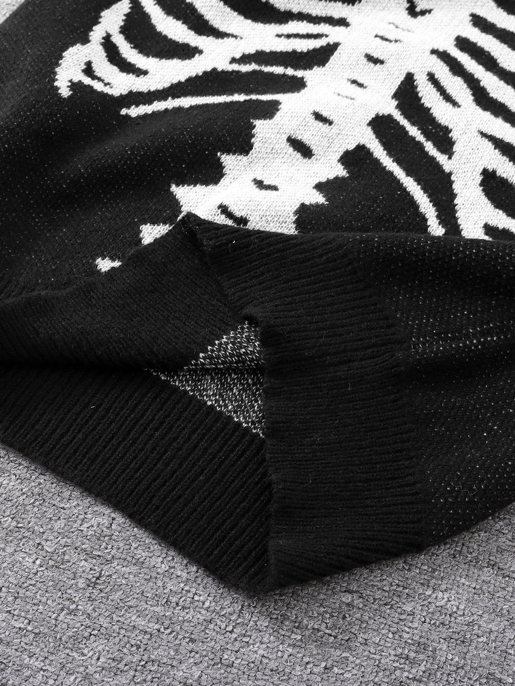 New Popular Autumn and Winter Backbone Jacquard Pattern Pullover Sweater Casual Round Neck Knitted Men's Pullover