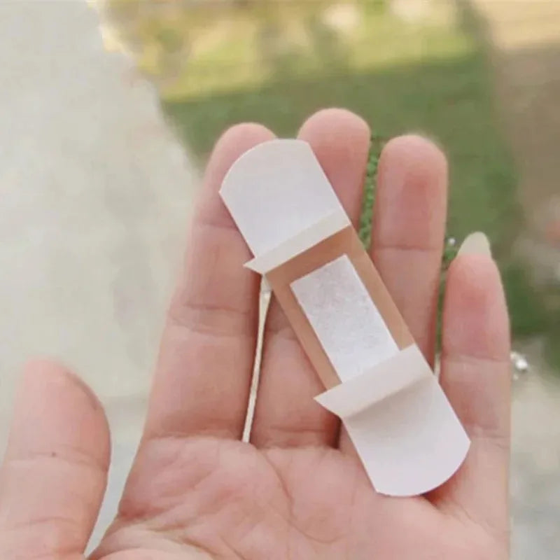 100-600pcs Breathable Band Aid Waterproof Bandage First Aid Wound Dressing Medical Tape Wound Plaster Emergency Kits Bandaids
