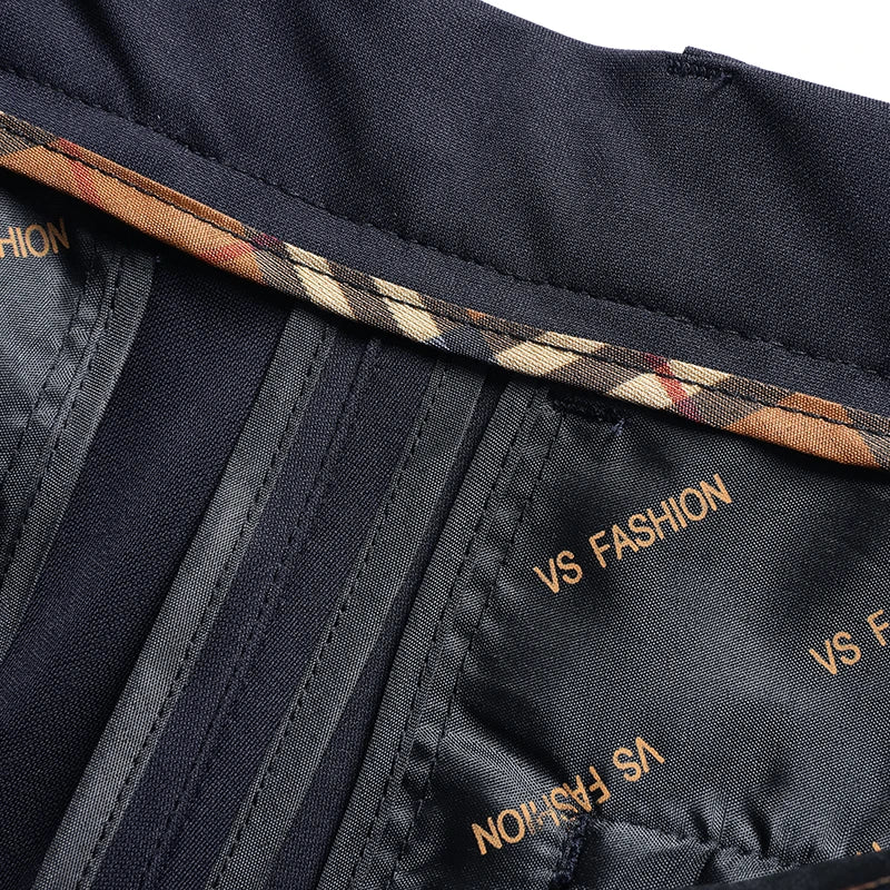 2026 Men's Spring Summer Autumn  Pants Straight Stretch Casual No Trace No Ironing Fabric Silky Cool Feeling Trousers 29-42