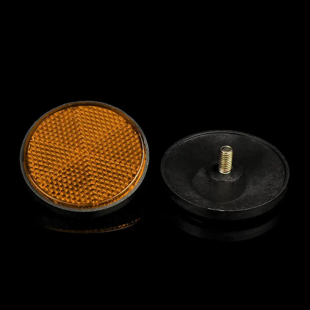 2Pcs High Quality Bike Spoke Reflector Oval&Round Plastic Flashing Night Reflectors Safety Warning Light Wheel Rim Reflective