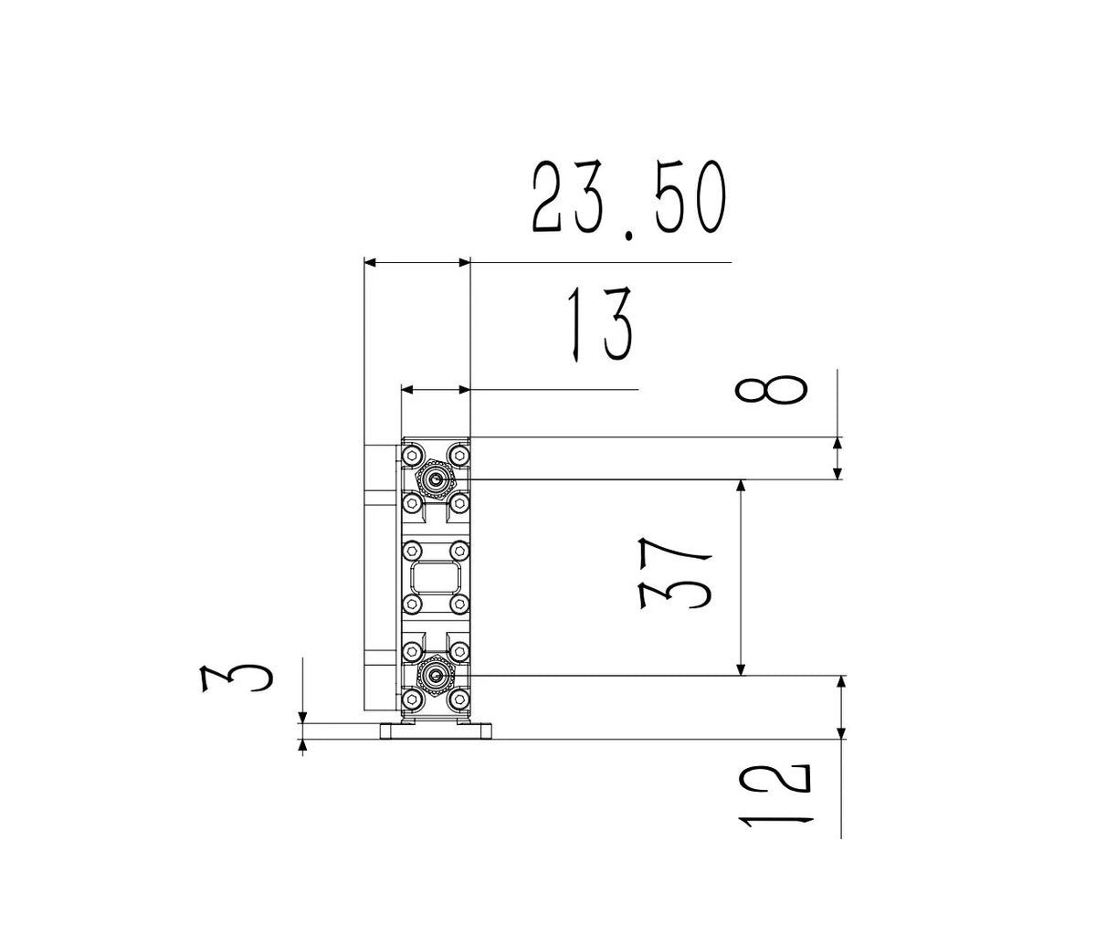 RC Hydraulic Model Radiator Hydraulic System Cooling Hydraulic Engineering Vehicle Applicable