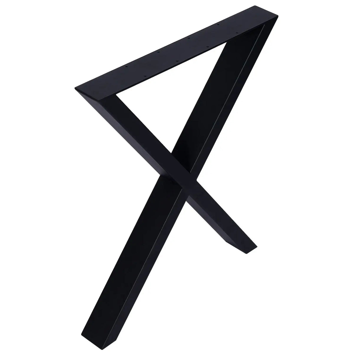 Heavy Duty 28x24 Inch Steel Desk Legs Wide Metal Table Legs for Dining Table and Coffee Desk X Table Leg Set of 2