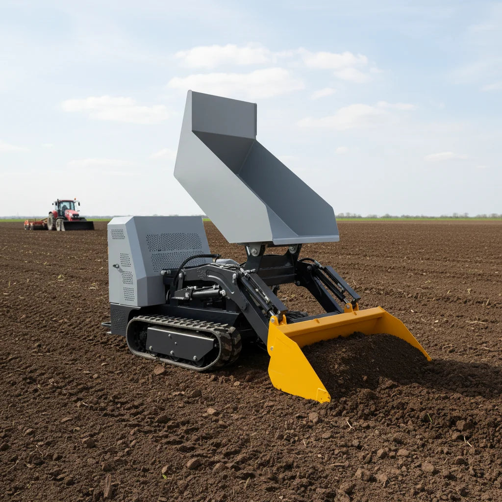 Hydraulic Crawler Dumper Industrial Mini Dumper Crawler Carrier Small Track Dumper for Building Engineering