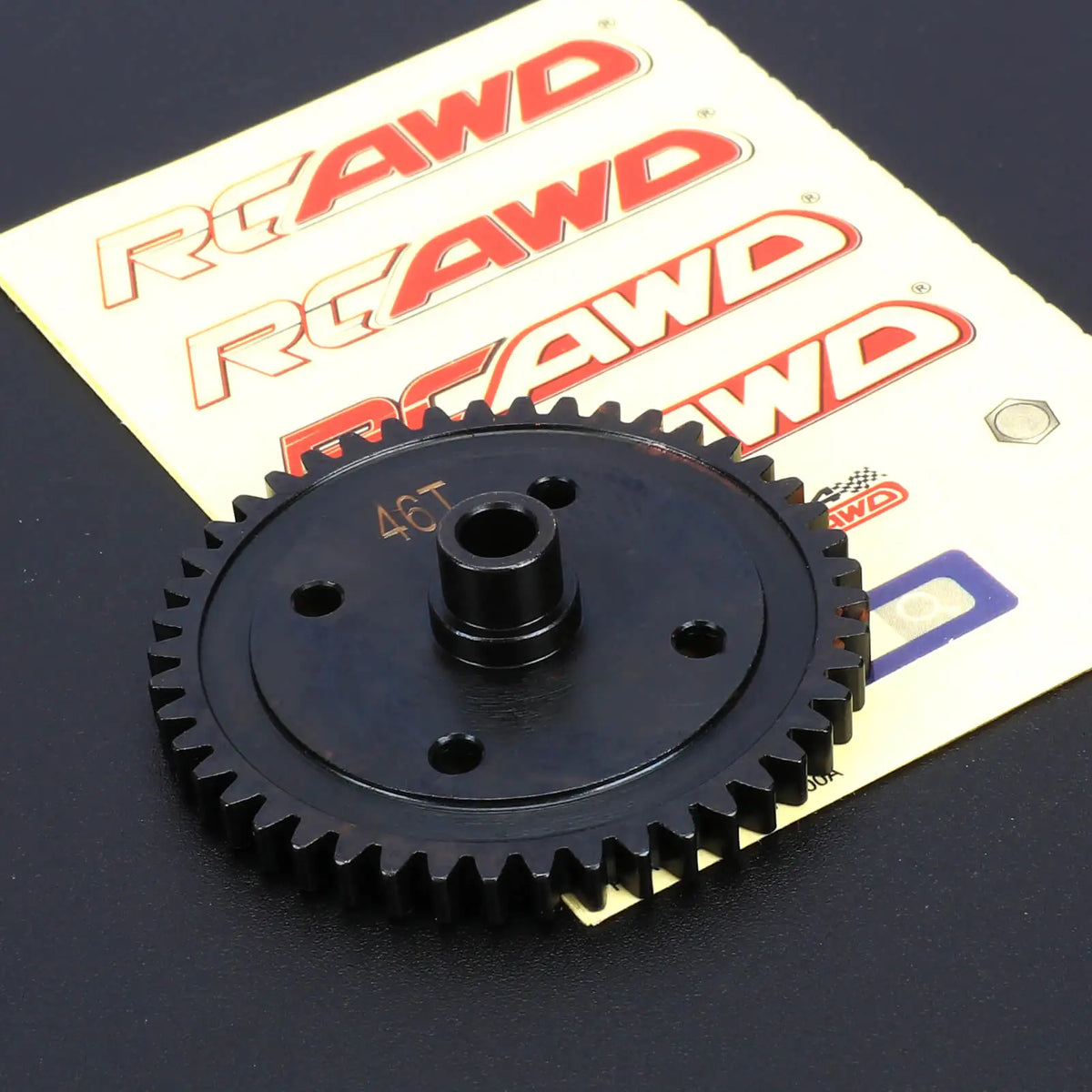 RCAWD Steel 46T Spur Gear for Arrma 1/7 FELONY FIRETEAM INFRACTION 6S 1/8 TYPHON 6s upgrades parts #ARA310939