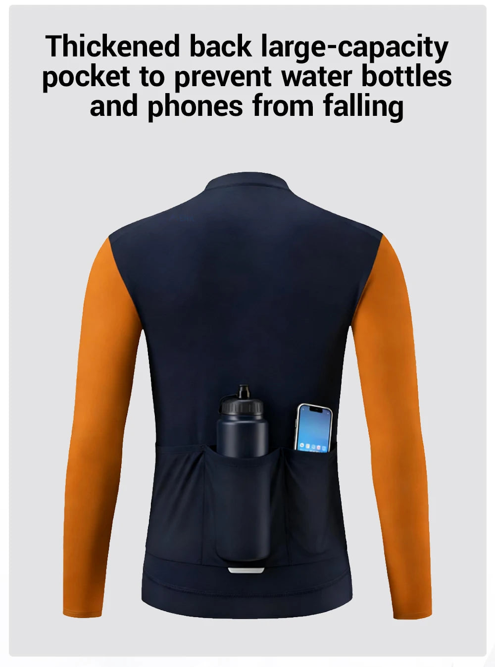 ZRSE Cycling Jersey Maillot Winter Windproof Bike Clothing Cycling Long Sleeve Windbreaker Waterproof MTB Bicycle Fleece Warm