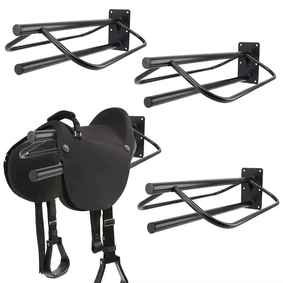 Horse Saddle Rack Saddle Storage Rack Saddle Stand Display Holder Holds Tack,