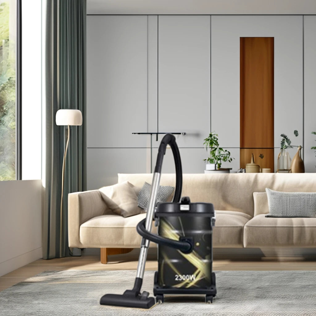 Kimatsu EU/US Plug Electric Wet & Dry Vacuum Cleaner with Bag 1600W Drum for Household Outdoor Hotel Use 2-Year Warranty