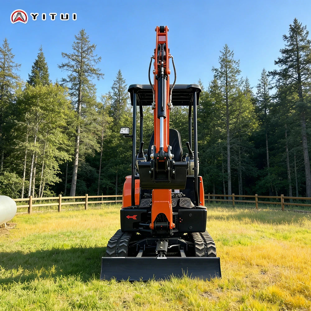 2026 Customized Compact Mini Excavator 1.8 Ton Micro Digger With Tracked Chassis - Ideal For Indoor/Outdoor Digging Planting