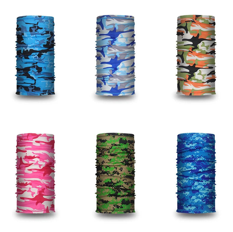 Summer Sports Bandana Breathable UV SunProtection Camping Hiking Cycling Scarves Headwear Men Women Neck Warmer Tube Magic Scarf