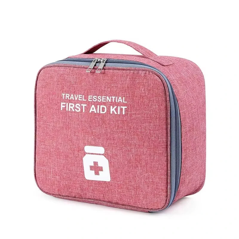 Large-Capacity Portable Family First Aid Kit,Layered Medicine Storage Bag for Household, Outdoor Activities & Travel Needs