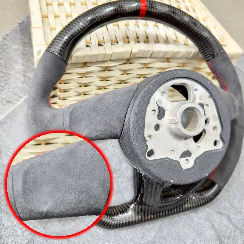 Upgraded carbon fiber material for steering wheel accessories suitable for Audi RS3 RS4 RS5 A3 A4 A5 S3 S4 S5 2017-2021
