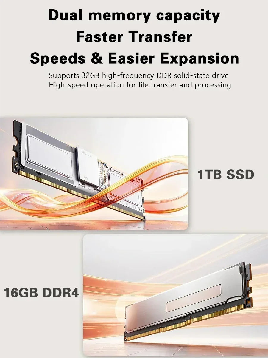 2026 New 14.1" intel Core i9-10980HK laptop 16GB RAM 1/2TB SSD Portable laptops Windows 11 Pro Office Gaming Notebook computer