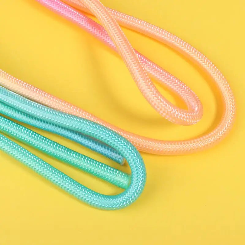 Gymnastics Arts Rope Jumping Rope Fitness Rainbow Color Sports Training Rope Rhythmic Gymnastics Rope Sport Tool