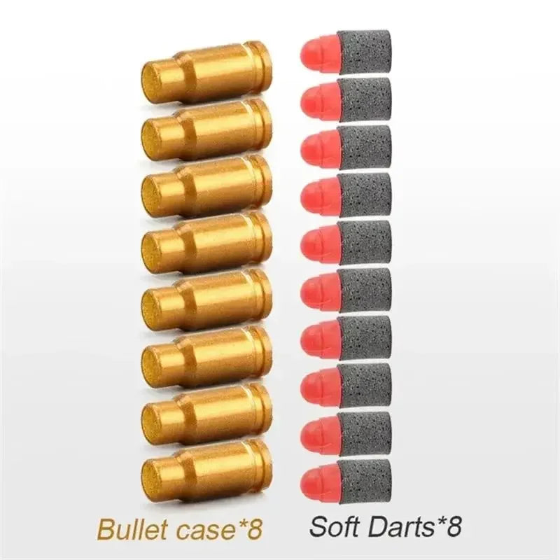 QE1 Ducational Toy Gun Shell Ejecting Toy Foam Soft Bullet Blaster For Kids Boys Adults Airsoft Pistol Children Birthday GiftM