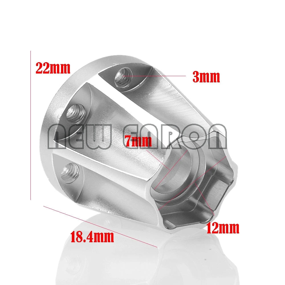 NEW ENRON 2P Aluminum Alloy CNC 12mm Wheel Hex Hub RC 1.9" 2.2"  Rim For  Car 1/10 Axial SCX10 Traxxas TRX4 D90 CC01